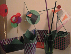 Centro de mesa bauhaus